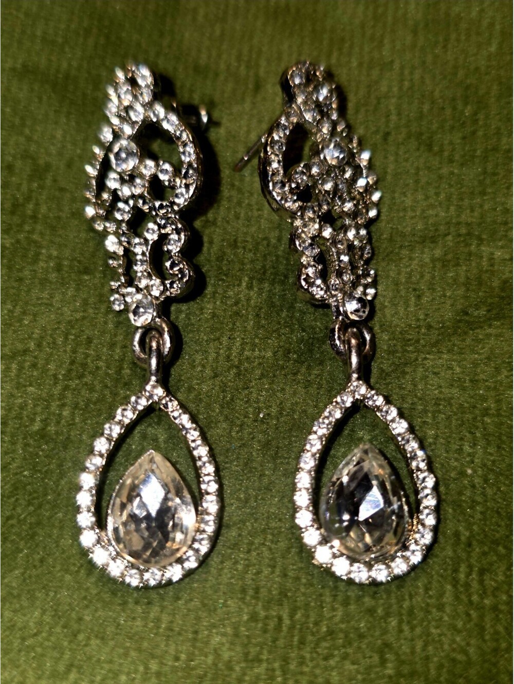 Silver Tone Elegant Drop Earrings for Women Fashion Jewelry